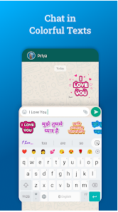 How to chat in colorful fonts (Bobble Keyboard Apk Download)