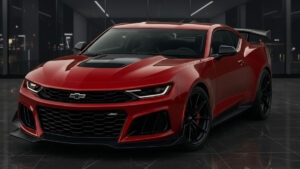 2026 Chevy Camaro Z28 high performance muscle car on track