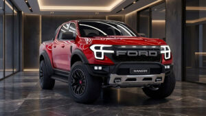 2026 Ford Ranger bold redesigned pickup truck exterior
