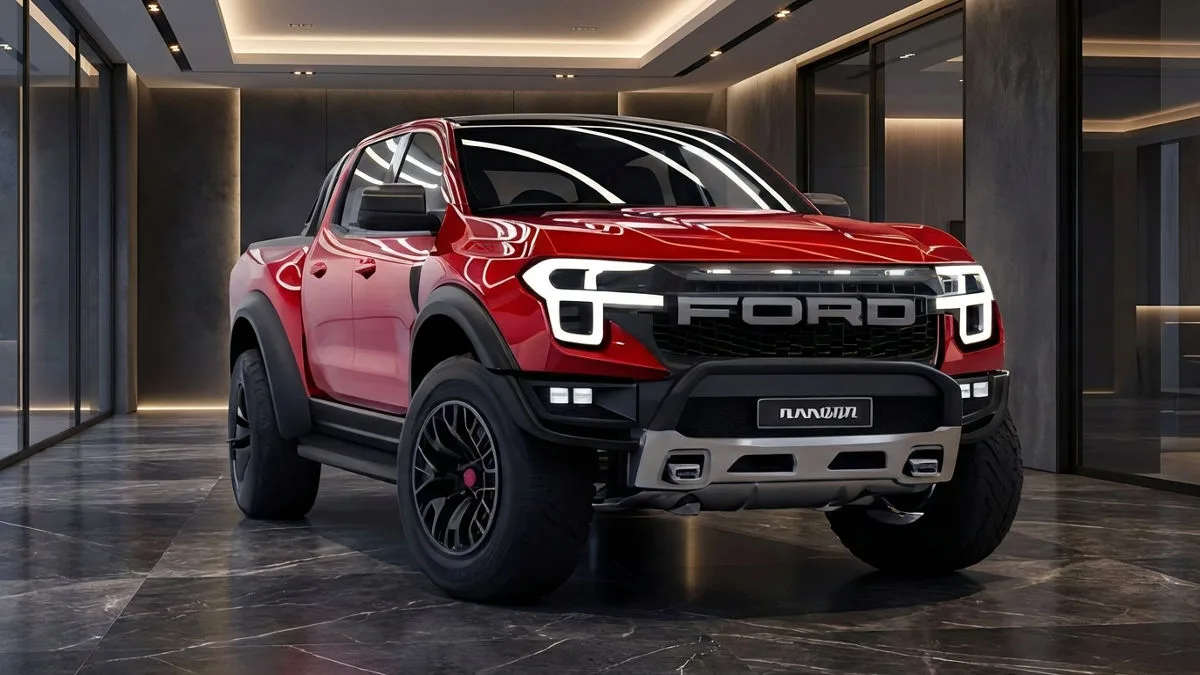 2026 Ford Ranger bold redesigned pickup truck exterior